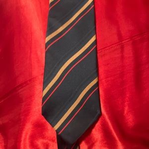 Christian Dior menswear tie silk made in France striped